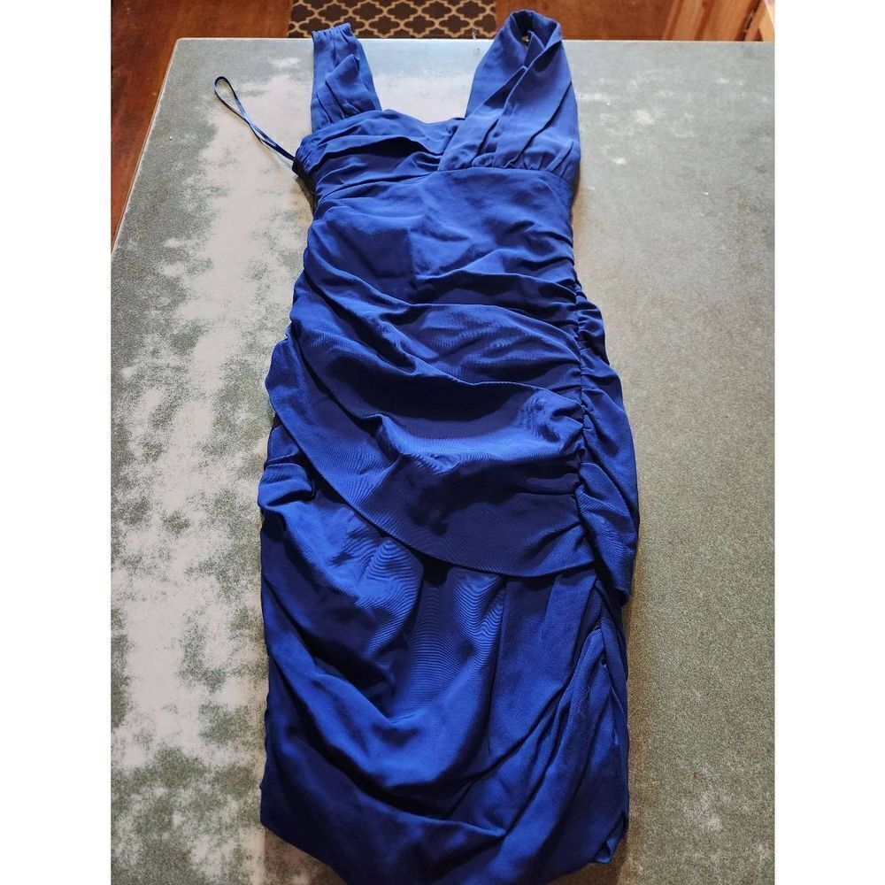 Reiss Womens Ruched Bodycon Mini Dress Sweetheart Neck Sleeveless Size 0